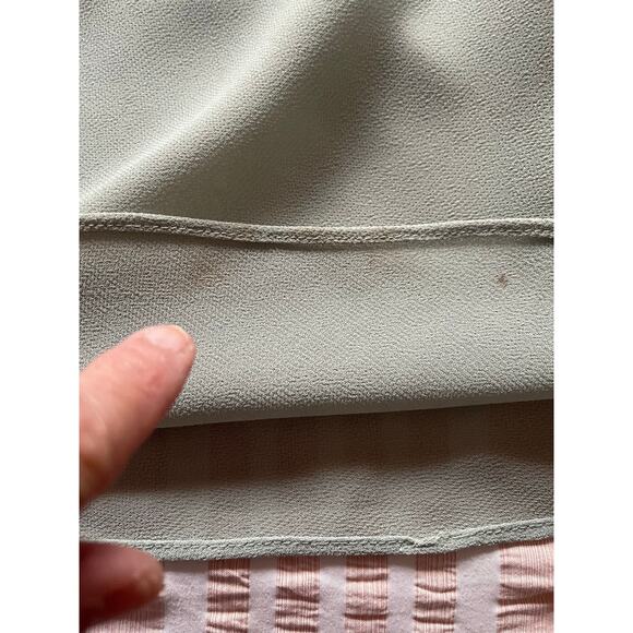 Positive Attitude Women's 2 Piece Light Green Polyester 4 Petite Maxi Dress - Picture 15 of 17